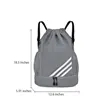 Drawstring Sports Bags With Shoes Compartment Backpacks | https://www.bestnamebadges.com