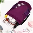 Drawstring Sports Bags With Shoes Compartment Backpacks | https://www.bestnamebadges.com
