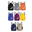 Drawstring Sports Bags With Shoes Compartment Backpacks | https://www.bestnamebadges.com
