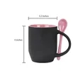 12oz Coffee Mugs Ceramic Dull Polished Color Changing Cups | https://www.bestnamebadges.com