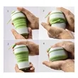 11.8oz Portable Travel Mugs Collapsible Silicone Cups | https://www.bestnamebadges.com
