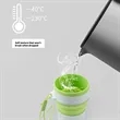11.8oz Portable Travel Mugs Collapsible Silicone Cups | https://www.bestnamebadges.com