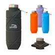 Portable Collapsible Water Foldable Silicone Bottles | https://www.bestnamebadges.com