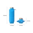 Portable Collapsible Water Foldable Silicone Bottles | https://www.bestnamebadges.com