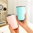 10oz Stainless Steel Travel Coffee Mugs Office with Lid | https://www.bestnamebadges.com