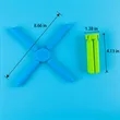 MIni Foldable Silicone Trivets Portable Coasters | https://www.bestnamebadges.com