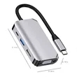 4 In 1 Ultra-Slim USB C Adapter Hub Multiport Dock Station | https://www.bestnamebadges.com