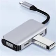 4 In 1 Ultra-Slim USB C Adapter Hub Multiport Dock Station | https://www.bestnamebadges.com