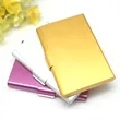 Aluminium Alloy Business Card Case With Interior Lining | https://www.bestnamebadges.com