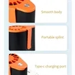 4800mAh Mini Portable USB Rechargeable Mute Waist Clip Fan | https://www.bestnamebadges.com