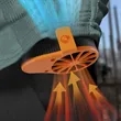 4800mAh Mini Portable USB Rechargeable Mute Waist Clip Fan | https://www.bestnamebadges.com