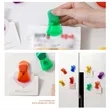 6 Pack Color Refrigerator Magnet Food Bag Sealing Clips | https://www.bestnamebadges.com