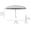 Portable Outdoor Ring Buckle Automatic Folding Umbrella | https://www.bestnamebadges.com