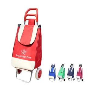 Collapsible Trolley Folding Shopping Bag with Wheels