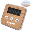 Bamboo Digital Kitchen Timer With Countdown Cooking Reminder | https://www.bestnamebadges.com