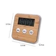 Bamboo Digital Kitchen Timer With Countdown Cooking Reminder | https://www.bestnamebadges.com