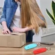 Mini Retractable Keychain Cutter Box Opener Utility Knife | https://www.bestnamebadges.com