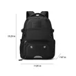 Large Sports Backpack With Ball Holder Shoe Compartment | https://www.bestnamebadges.com