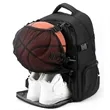 Large Sports Backpack With Ball Holder Shoe Compartment | https://www.bestnamebadges.com