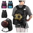 Large Sports Backpack With Ball Holder Shoe Compartment | https://www.bestnamebadges.com