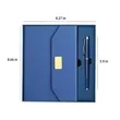 Luxury A5 Notebook Gift Set With Pen Magnetic Fold Journal | https://www.bestnamebadges.com