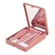 5PCS Travel Size Makeup Brushes Set And Mirror | https://www.bestnamebadges.com
