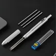 Gravity Switch Multifunction Pen Custom Logo Writing Tool | https://www.bestnamebadges.com