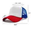 Custom Mesh Trucker Hat Front Panel Adjustable Snapback Cap | https://www.bestnamebadges.com