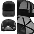 Custom Mesh Trucker Hat Front Panel Adjustable Snapback Cap | https://www.bestnamebadges.com