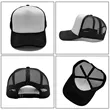 Custom Mesh Trucker Hat Front Panel Adjustable Snapback Cap | https://www.bestnamebadges.com