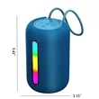 RGB Light Portable Bluetooth Speaker 360 Surround Sound | https://www.bestnamebadges.com
