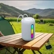 RGB Light Portable Bluetooth Speaker 360 Surround Sound | https://www.bestnamebadges.com