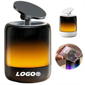 Bluetooth Speaker Magnetic Phone Holder And RGB Night Light