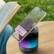 Bluetooth Speaker Magnetic Phone Holder And RGB Night Light | https://www.bestnamebadges.com