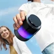Bluetooth Speaker Magnetic Phone Holder And RGB Night Light | https://www.bestnamebadges.com