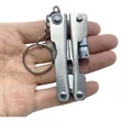 Mini LED Keychain Pliers With Knife Screwdriver Bottle | https://www.bestnamebadges.com