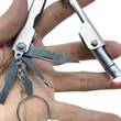 Mini LED Keychain Pliers With Knife Screwdriver Bottle | https://www.bestnamebadges.com