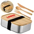 Eco Friendly Stainless Steel Lunch Bento Box With Lid | https://www.bestnamebadges.com