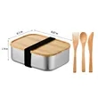 Eco Friendly Stainless Steel Lunch Bento Box With Lid | https://www.bestnamebadges.com