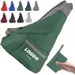 Foldable Lightweight Crossbody Travel Sling Backpack Bag | https://www.bestnamebadges.com