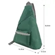 Foldable Lightweight Crossbody Travel Sling Backpack Bag | https://www.bestnamebadges.com