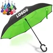 Double Layer Reverse Umbrella With Hands C Handle Grip | https://www.bestnamebadges.com