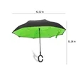 Double Layer Reverse Umbrella With Hands C Handle Grip | https://www.bestnamebadges.com