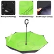 Double Layer Reverse Umbrella With Hands C Handle Grip | https://www.bestnamebadges.com