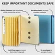 Durable Closure Accordion Pocket File Organizer Folder | https://www.bestnamebadges.com