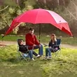 Outdoor Portable UV Protection Beach Umbrella With Window  | https://www.bestnamebadges.com