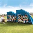 Outdoor Portable UV Protection Beach Umbrella With Window  | https://www.bestnamebadges.com