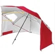 Outdoor Portable UV Protection Beach Umbrella With Window  | https://www.bestnamebadges.com