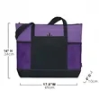 Durable Oxford Tote Bag With Mesh Pockets Carry Handles | https://www.bestnamebadges.com
