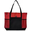 Durable Oxford Tote Bag With Mesh Pockets Carry Handles | https://www.bestnamebadges.com